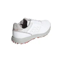 Adidas S2G Spikeless Leather Golf Shoes -Golf Clubs Shop FX4333 FTW photo back lateral top white 700x700