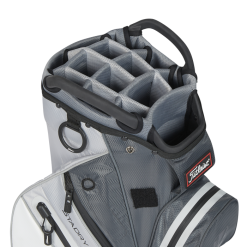 Titleist Cart 14 StaDry Waterproof Cart Bag -Golf Clubs Shop NEW Cart14StaDry Charcoal Gray White 04 700x700