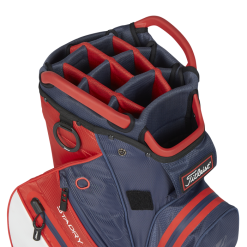 Titleist Cart 14 StaDry Waterproof Cart Bag -Golf Clubs Shop NEW Cart14StaDry Navy Red White 04 700x700